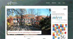 Desktop Screenshot of gymnasium-wolfskuhle.de